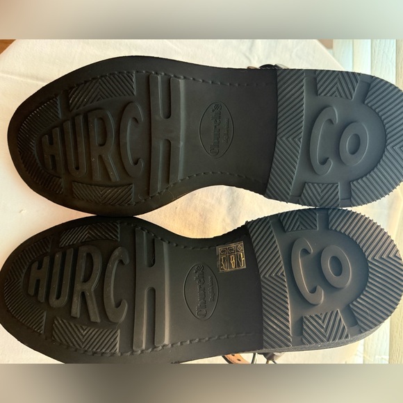 Church\'s Black Leather Woven Fisherman Buckle Sandals